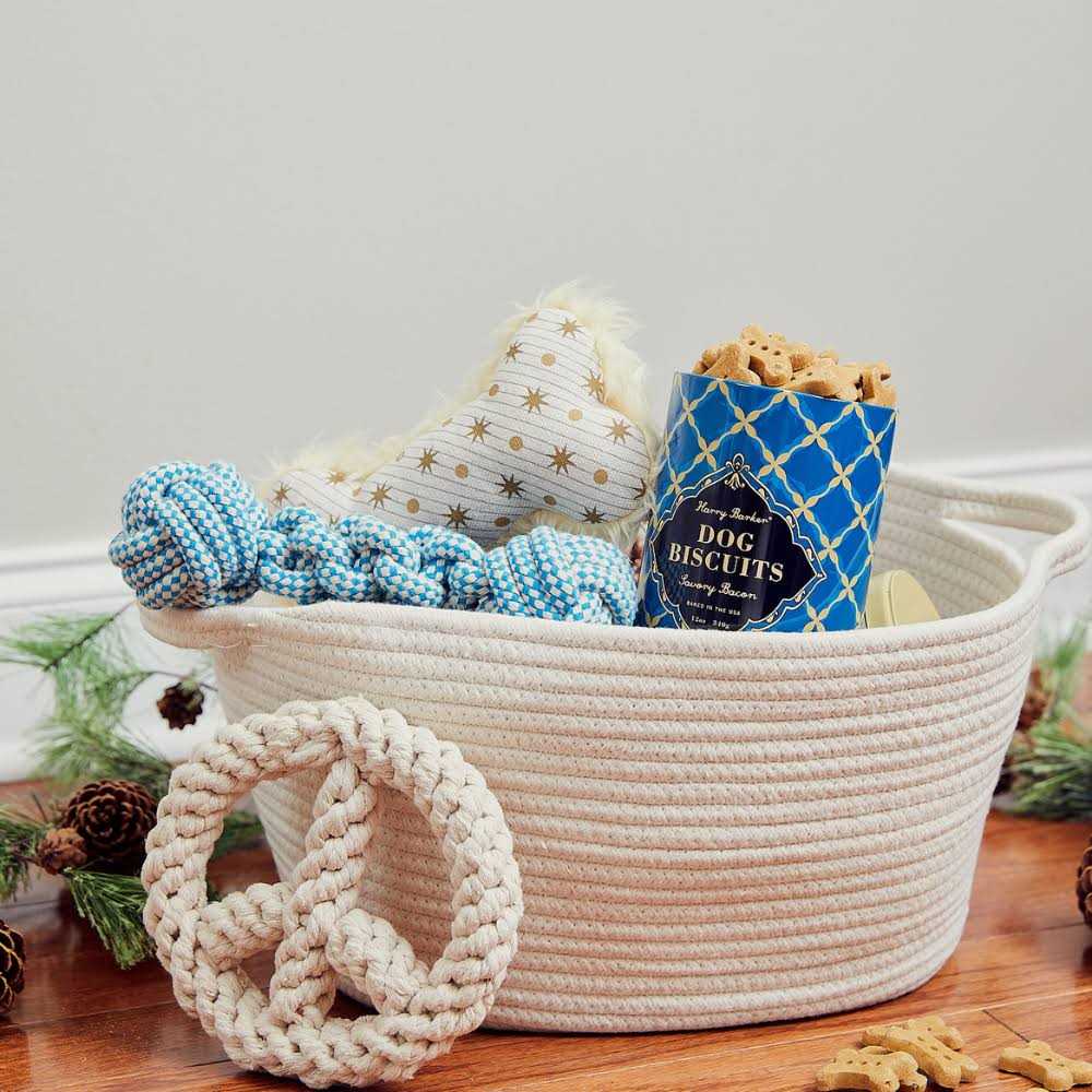 Cotton Rope Dog Toy Storage A639