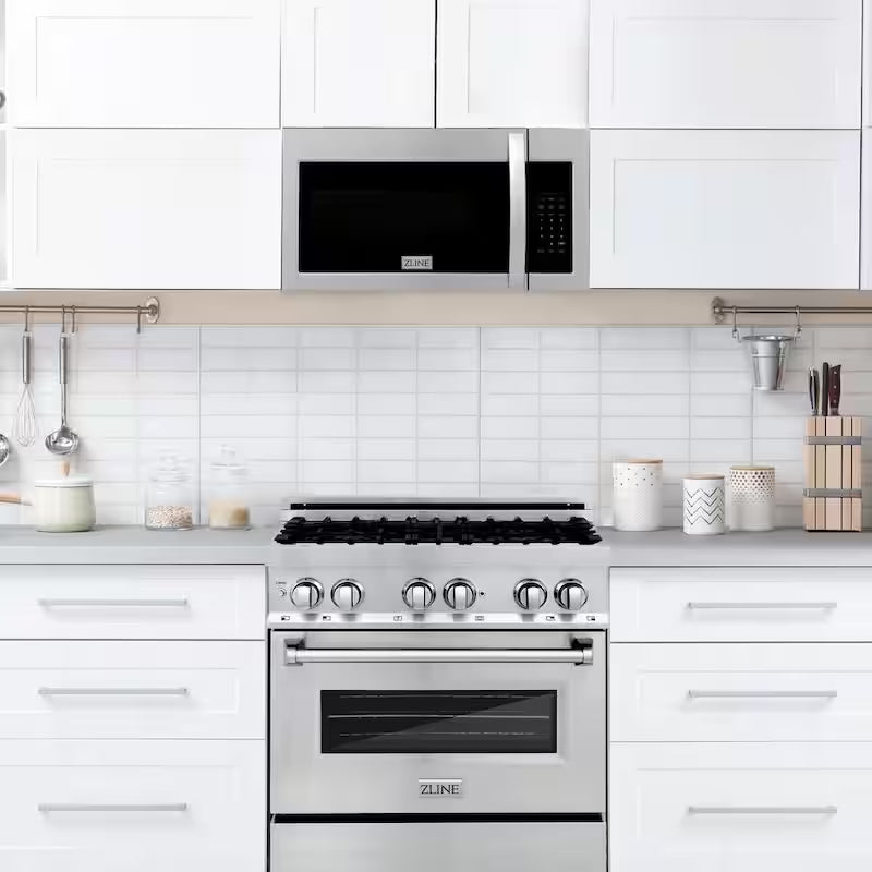 900-Watt Over the Range Microwave in Stainless Steel Y56107