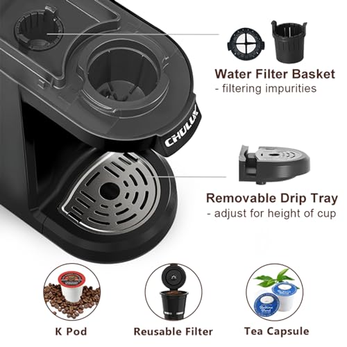 Red Single Serve Coffee Maker L8618