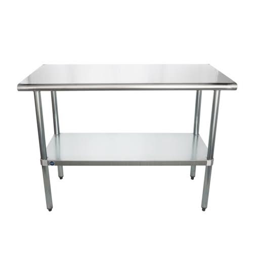 48x22 x 24x22 Stainless Steel Work Table with Under Shelf J584476