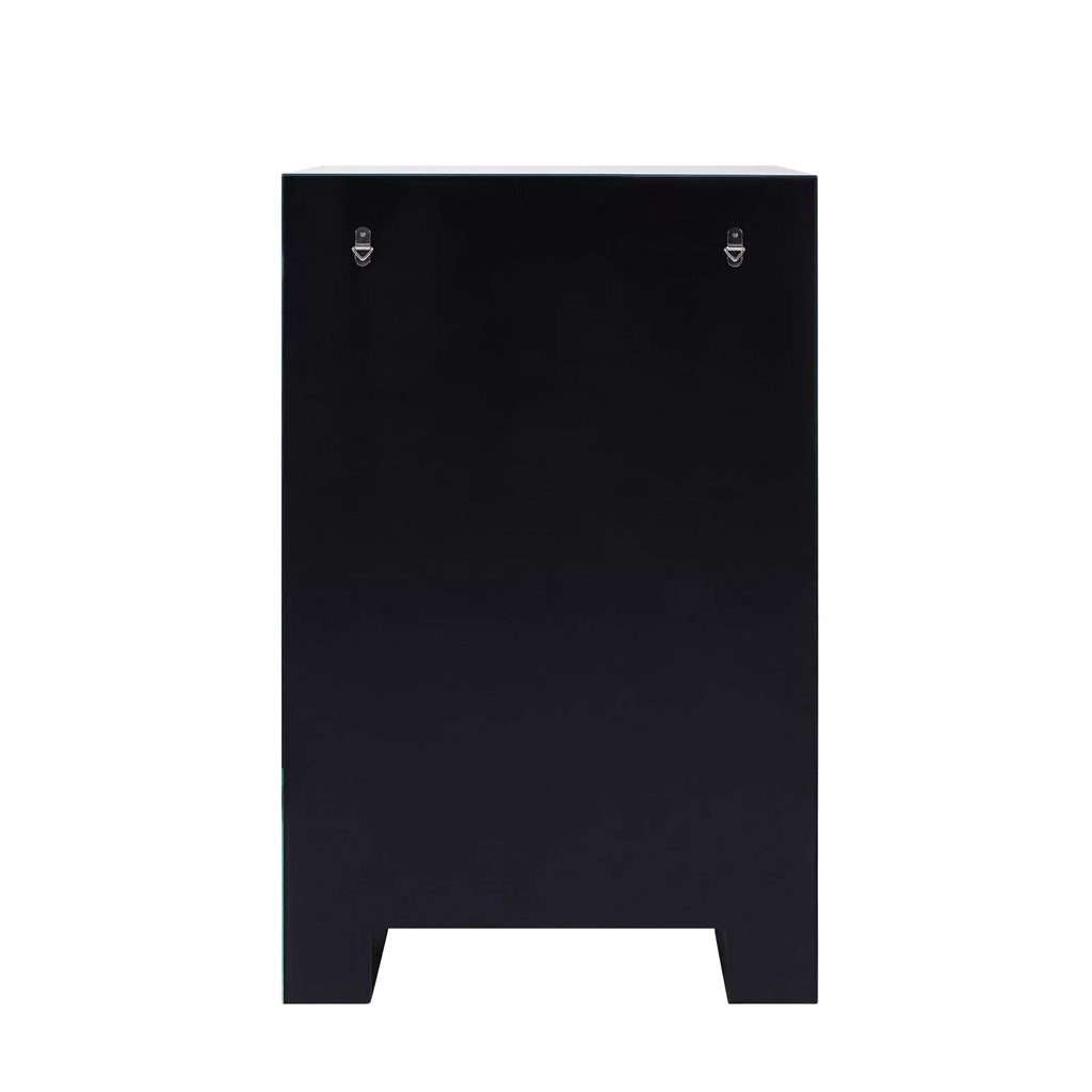 5 Drawer Mirrored Console Table L94967
