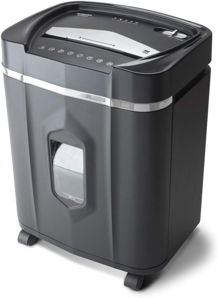 20-Sheet Crosscut Paper and Credit Card Shredder with 7-Gallon Pullout Basket Q797