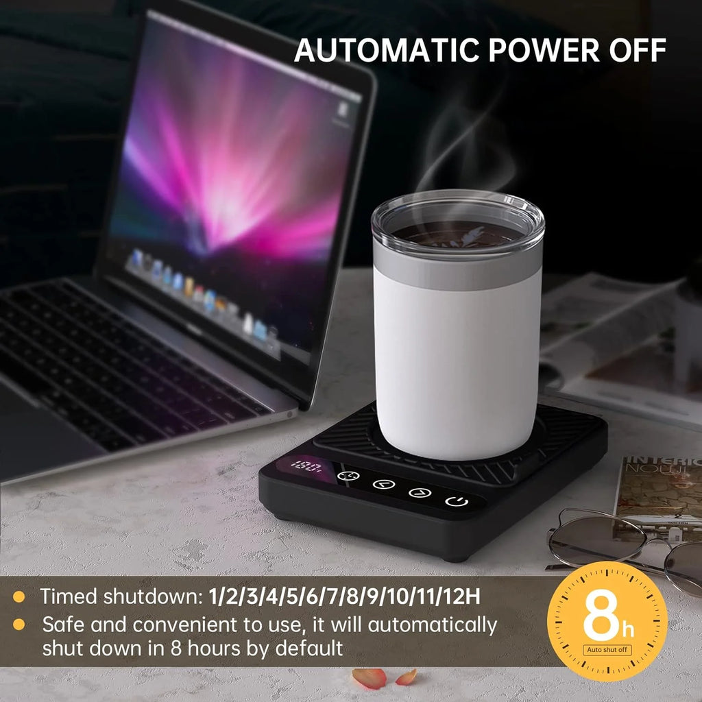 Coffee Mug Warmer with 6 Temp Settings, Black M511484