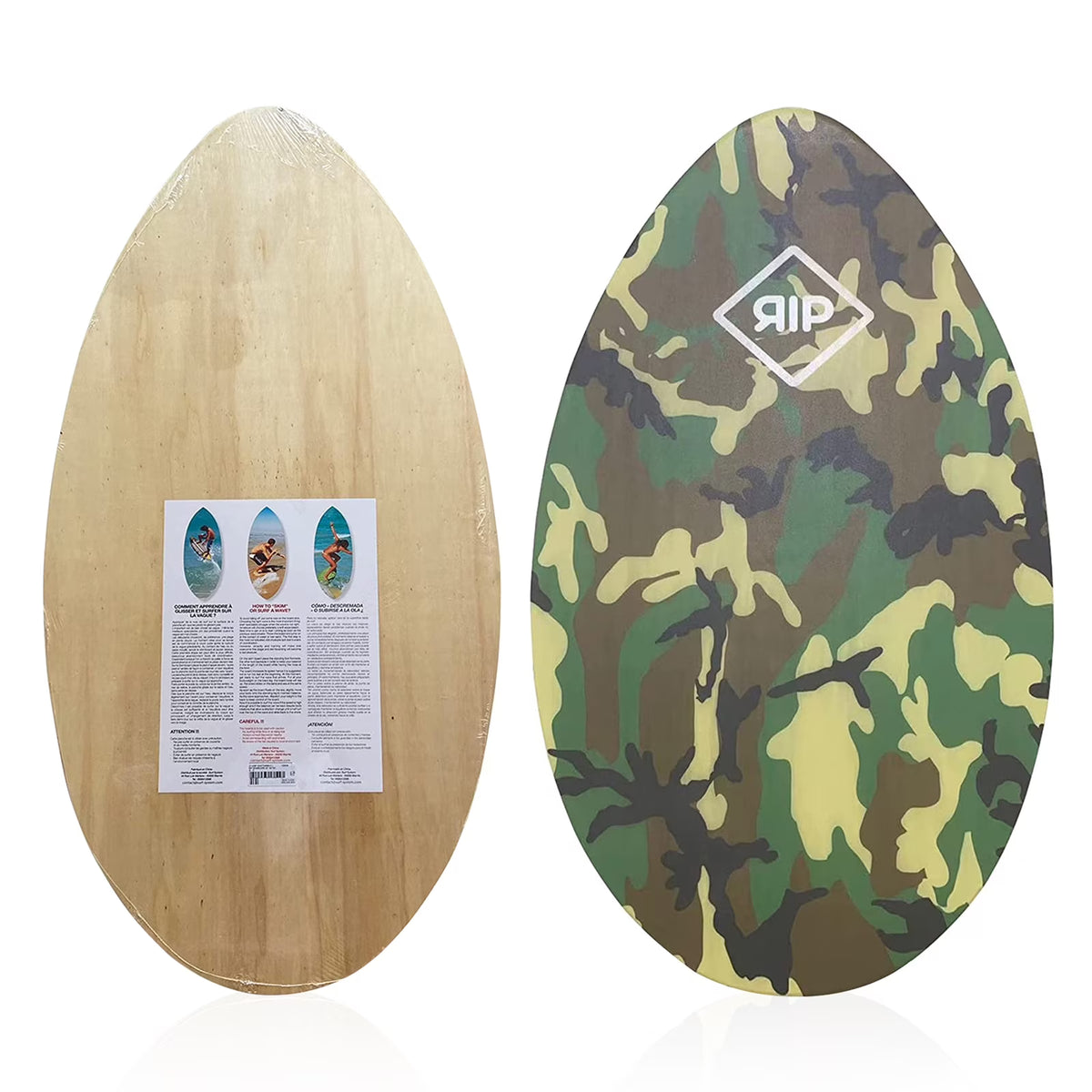 37" Camouflage Wooden Skimboard Y381846
