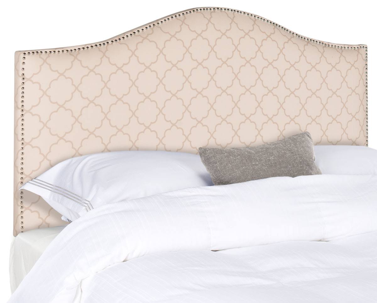 Pink/Beige Queen Headboard I3551