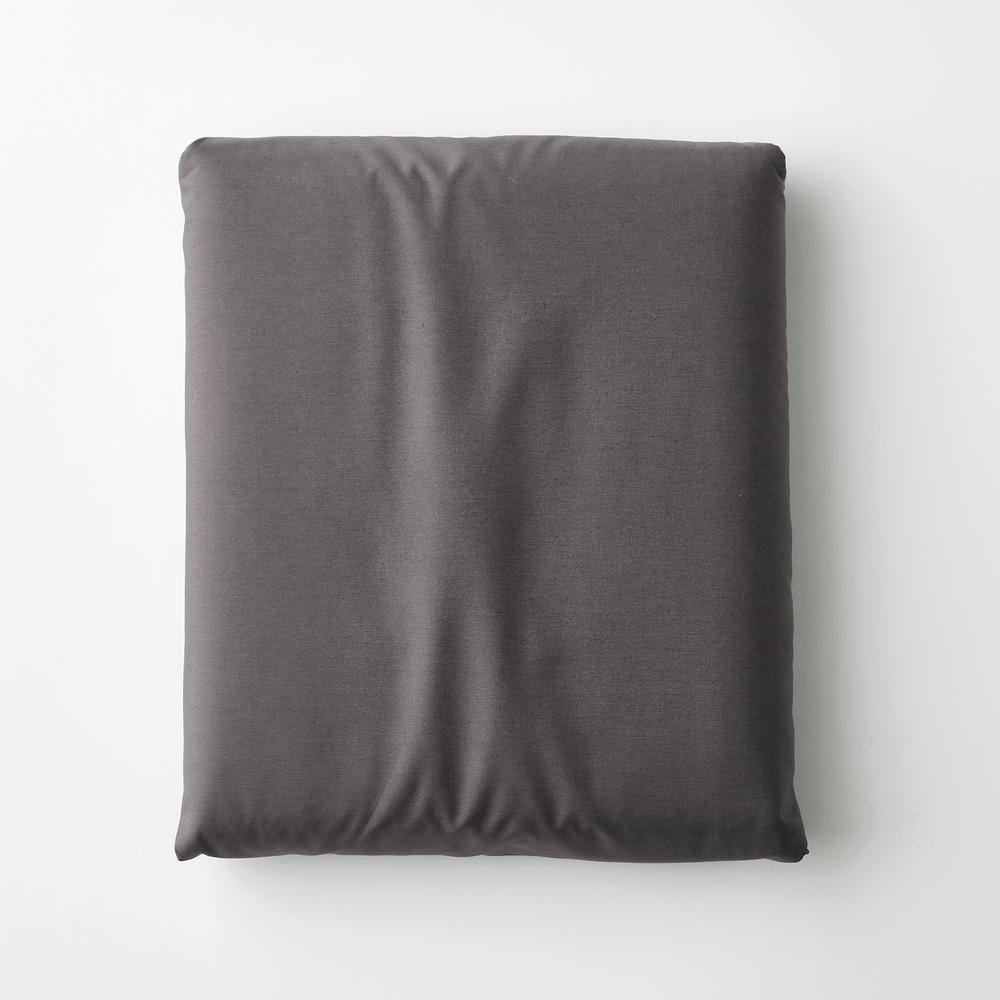 Graphite 300-Thread Count Cotton Percale King Fitted Sheet J77709