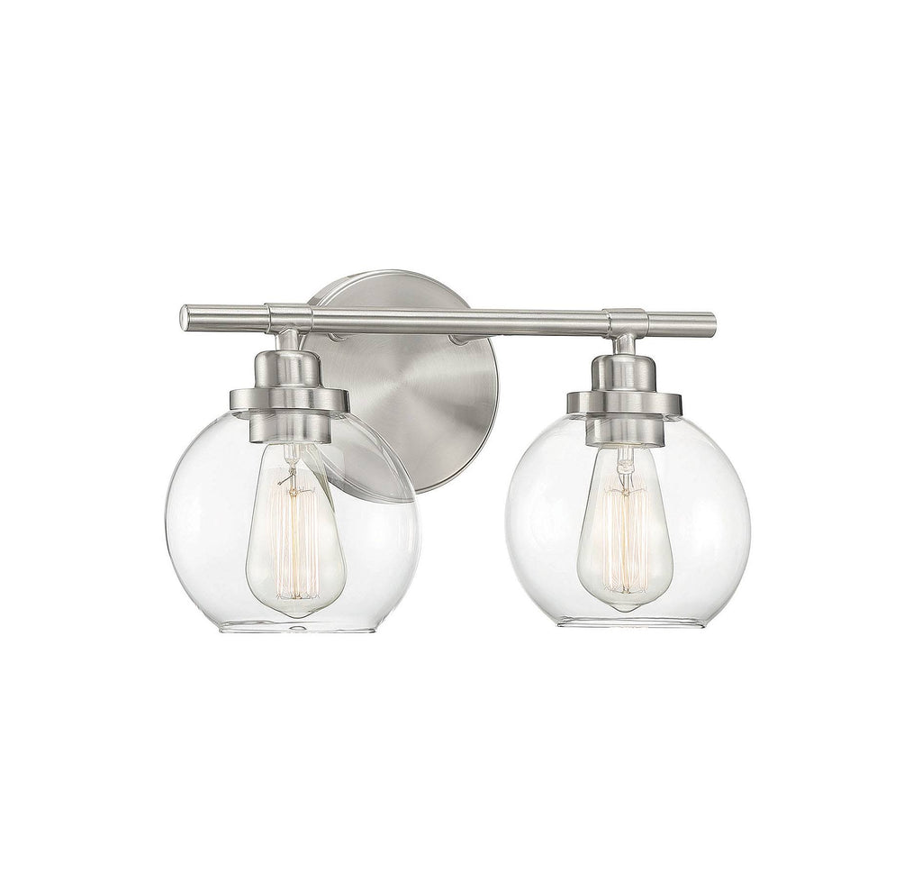 Satin Nickel 2 Light Bath H287