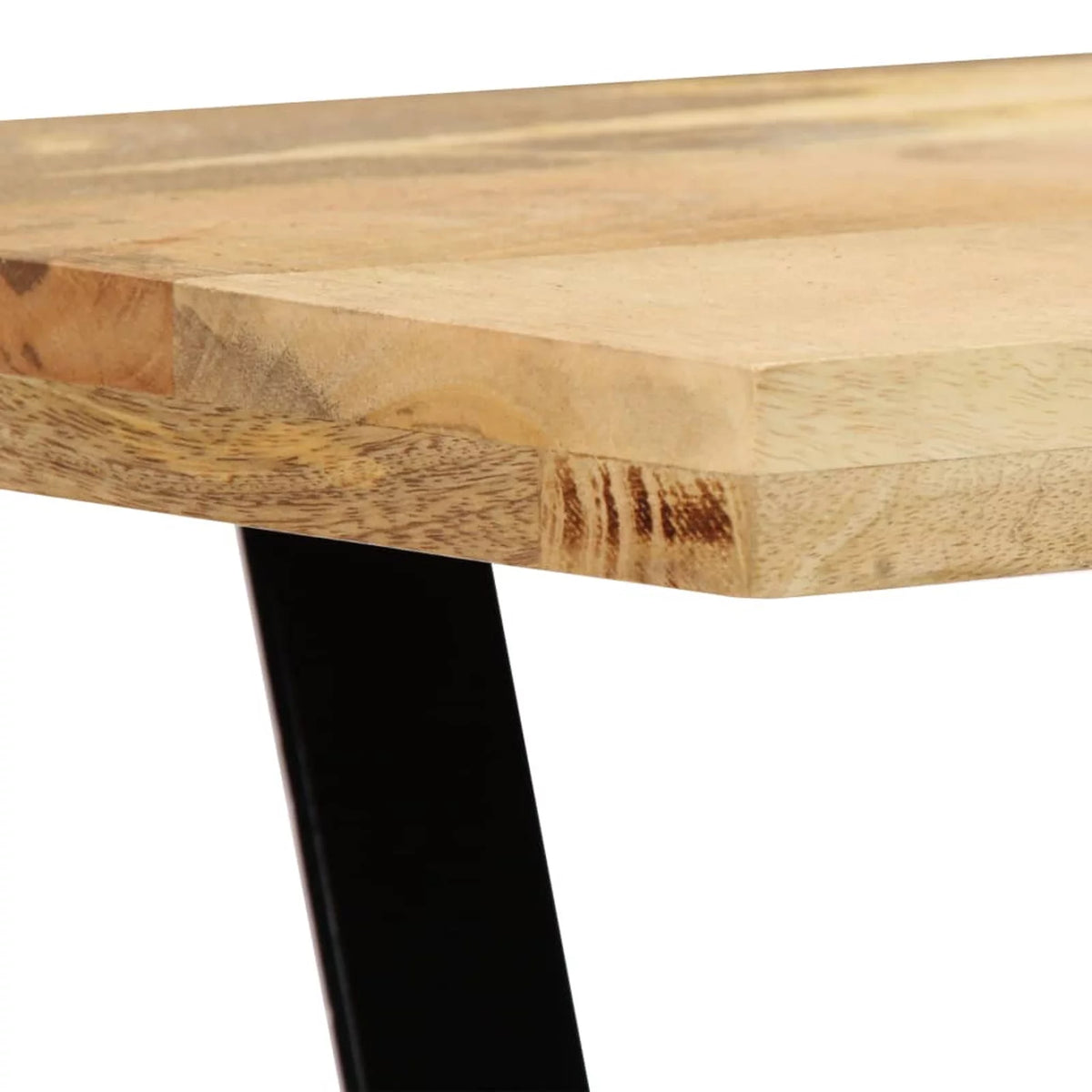63" Solid Mango Wood Bench U1348