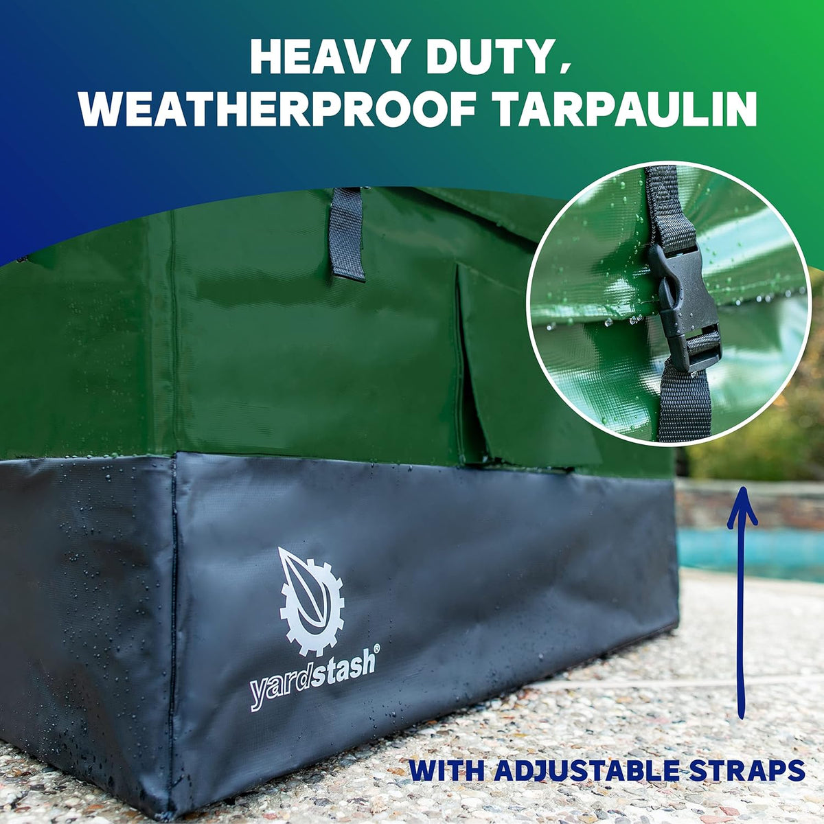 Green Waterproof Outdoor Storage Box K638