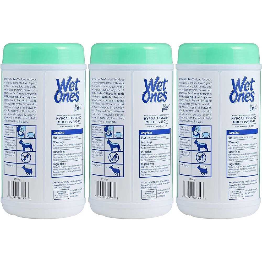 Hypoallergenic Multi-Purpose Dog Wipes S5811