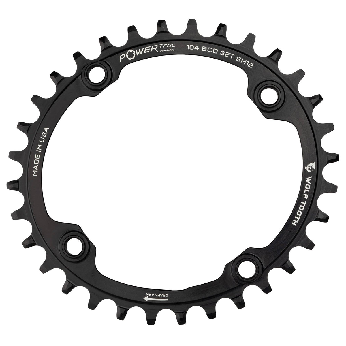 34T 104 BCD 4-Bolt Chainring P976