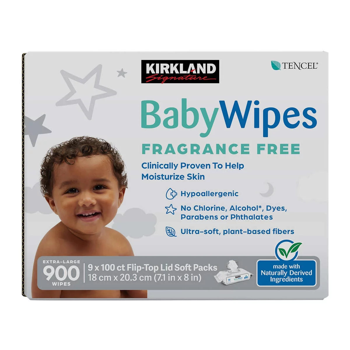 Fragrance Free Baby Wipes, 900-count R568800