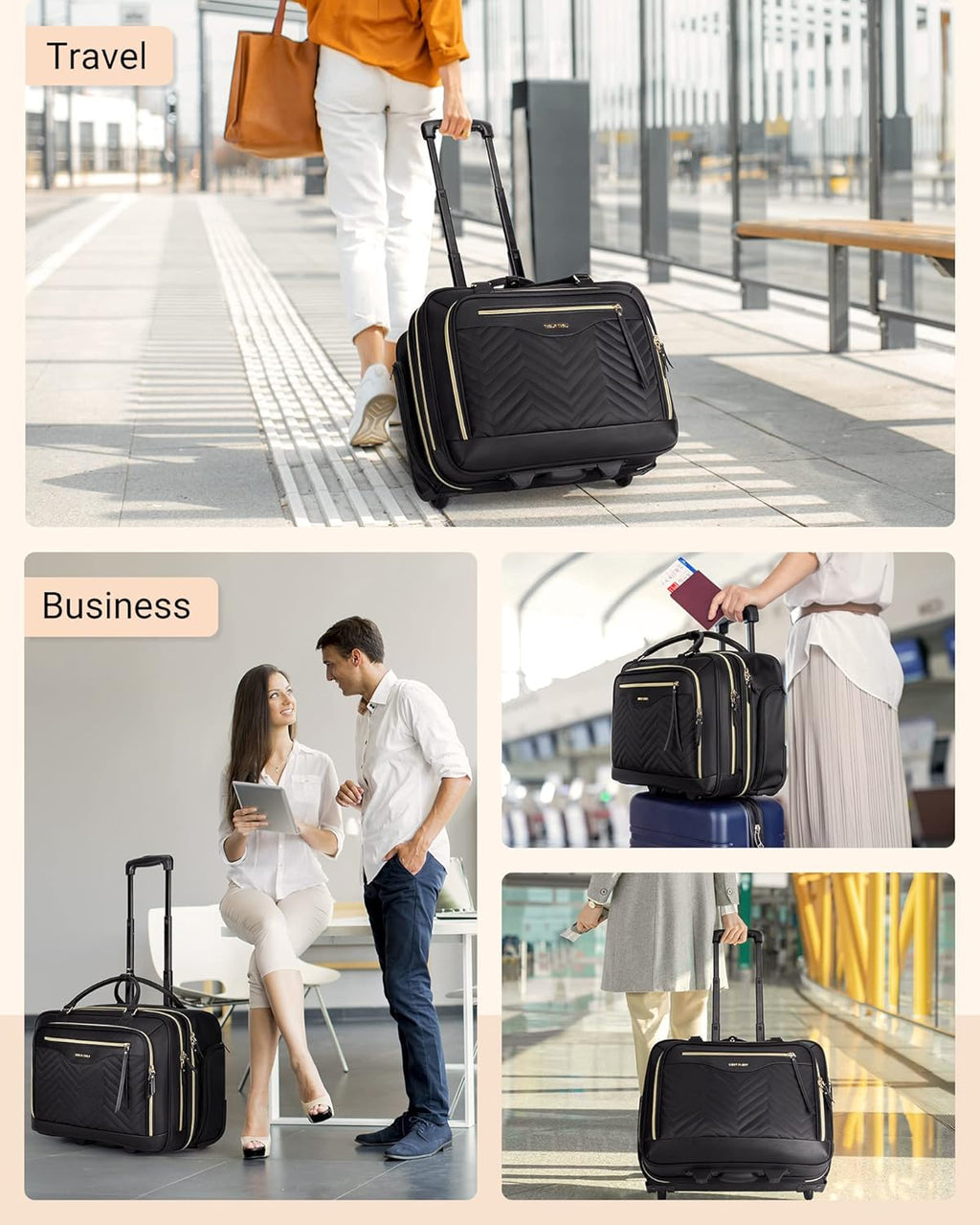 17.3 inch Rolling Laptop Bag N784