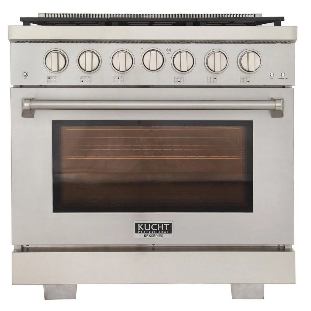 36" Stainless Steel Propane Gas Range with Oven T914