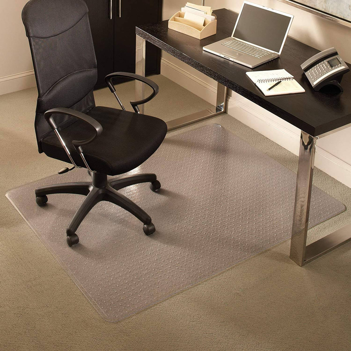 Clear Rectangle Chair Mat V90258