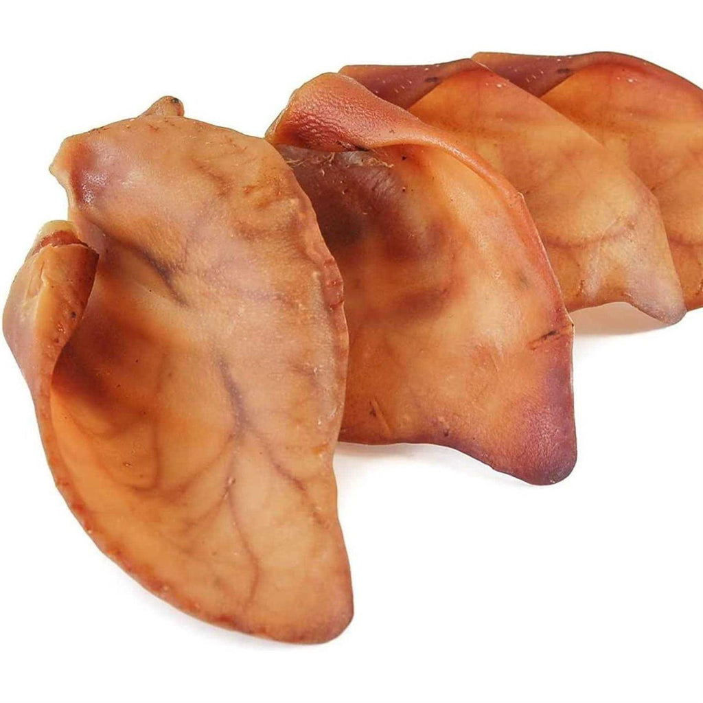Large Whole Pig Ears Dog Chew Treats H53411