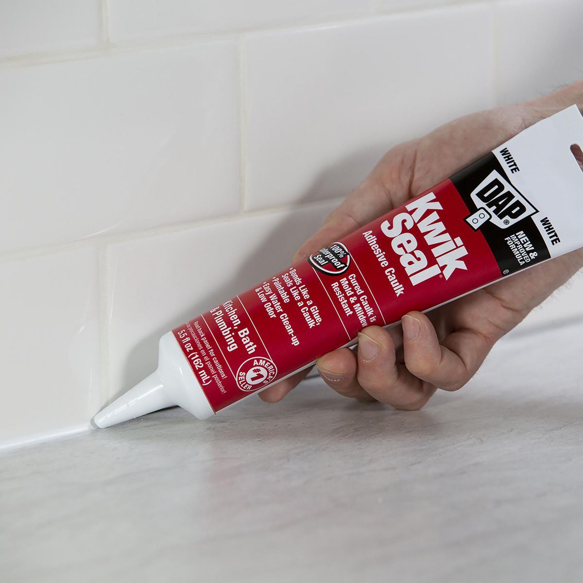 5.5 oz. Tub and Tile Adhesive Caulk V8242