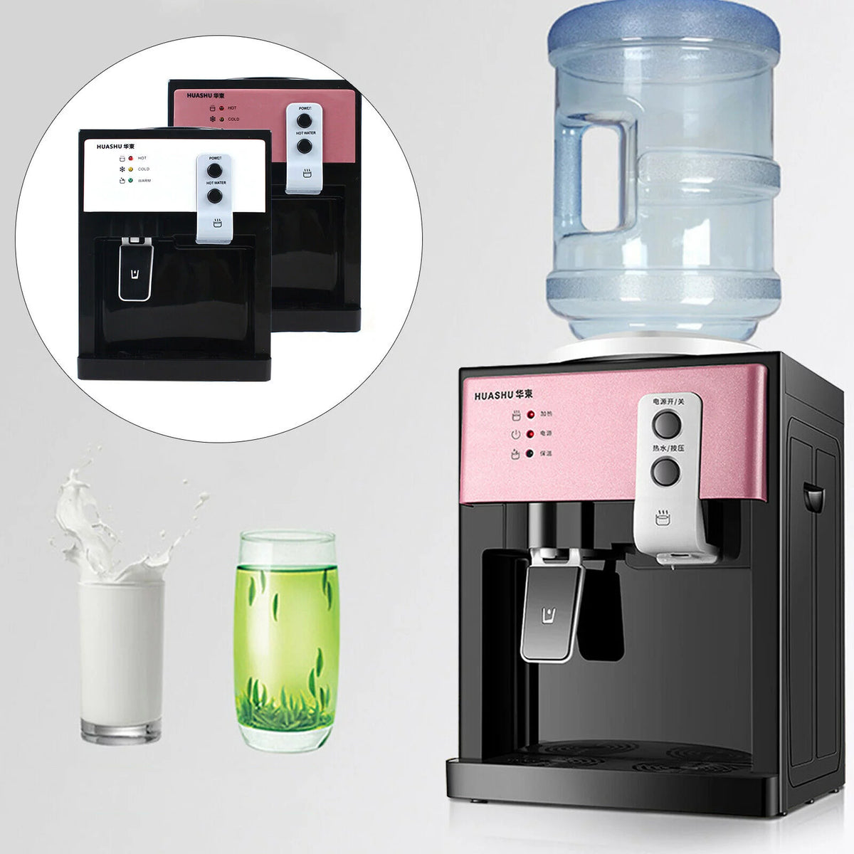 Hot&Cold Water Cooler Dispenser Top Loading Free standing E643965