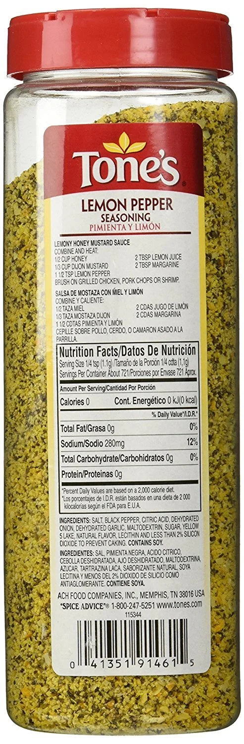 2 Pack Lemon Pepper Seasoning 28 oz. X840530