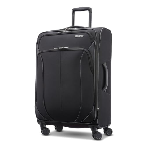 20 Spinner Softside Luggage with Spinner Wheels, Classic Blue J850019