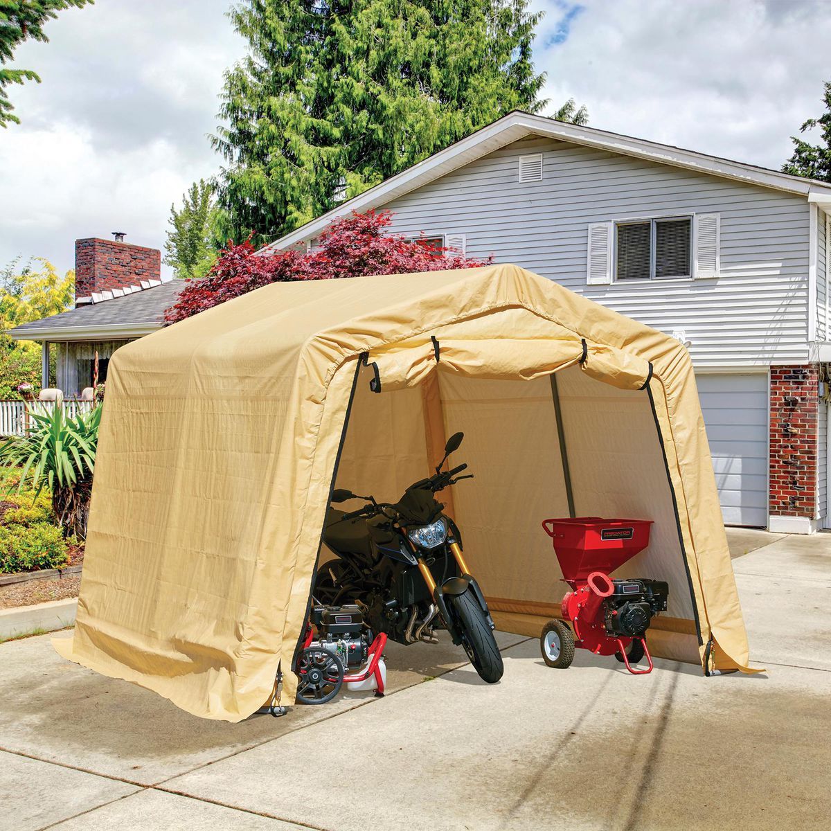 10 ft. x 10 ft. Portable Shed O921