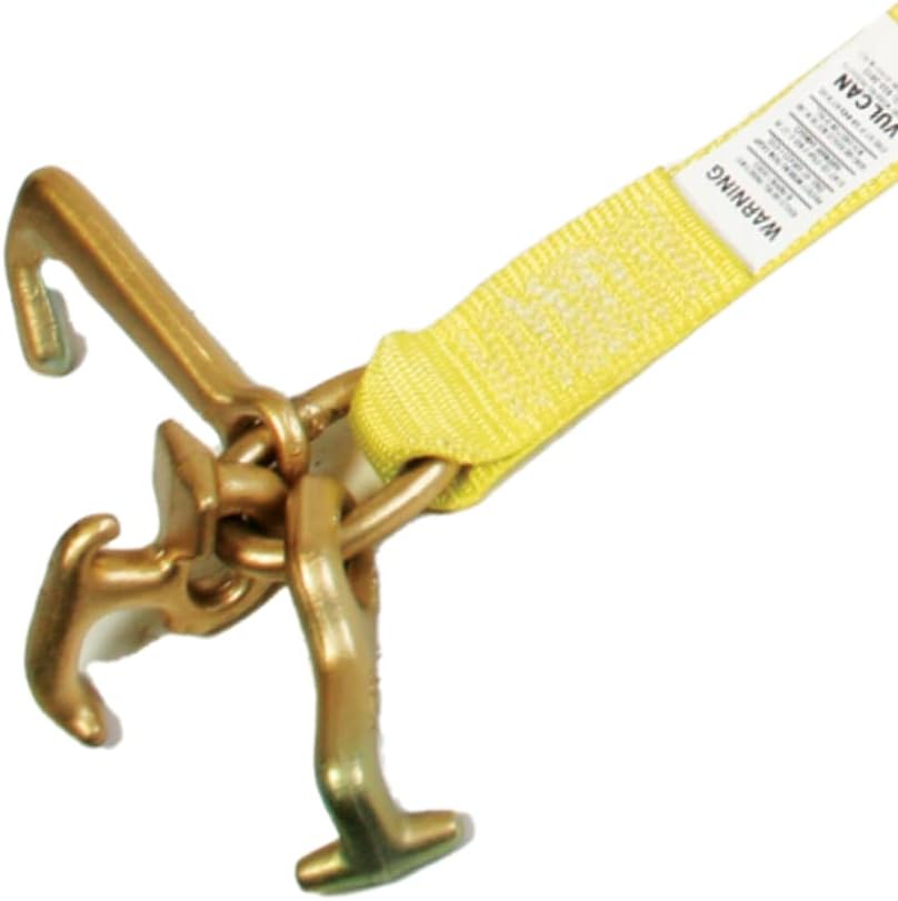 96 Inch 2 Pack Car Tie Down with Frame Hook Cluster Q6789