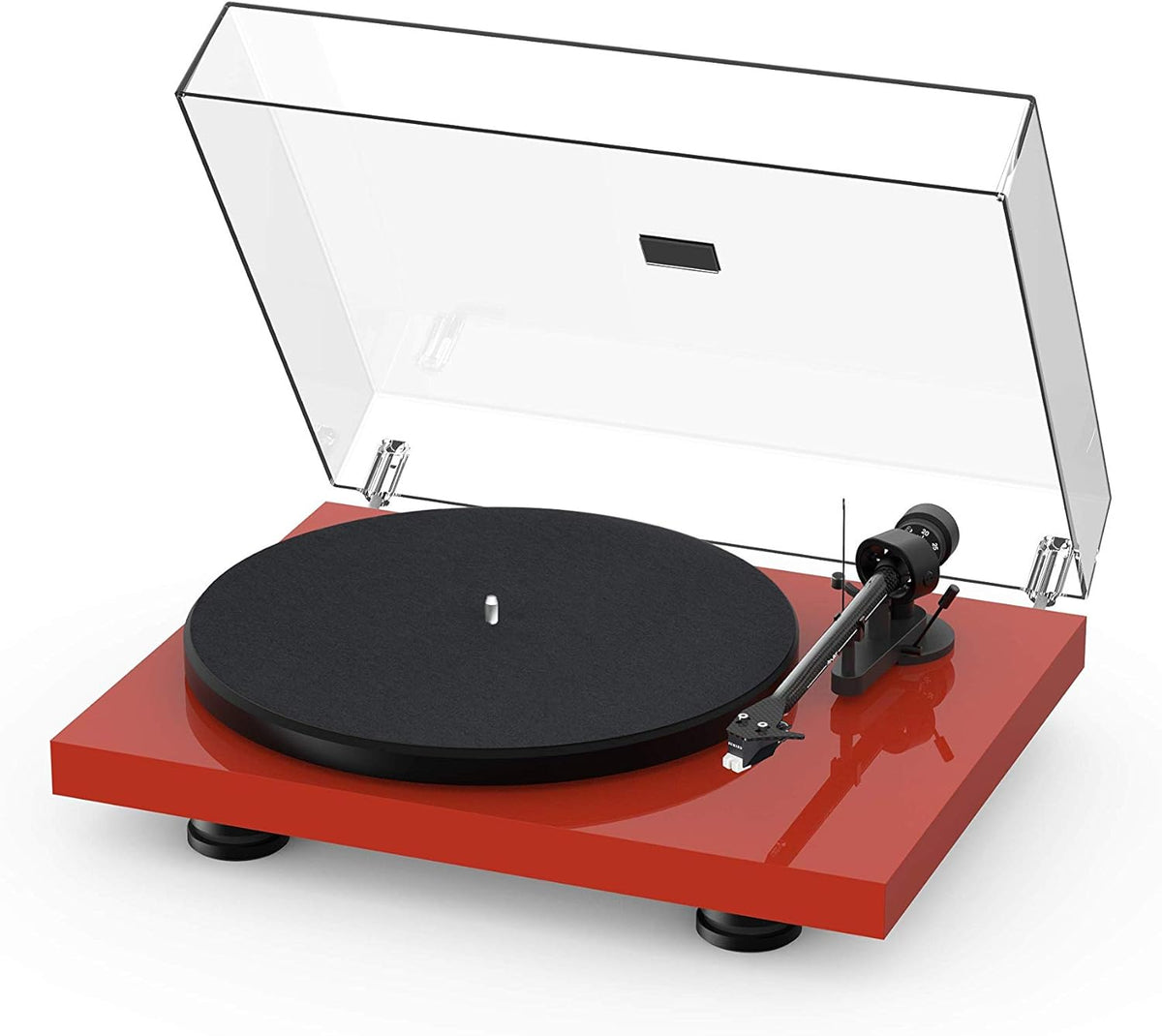 Satin Steel Blue Turntable with Carbon Fiber Tonearm X27616