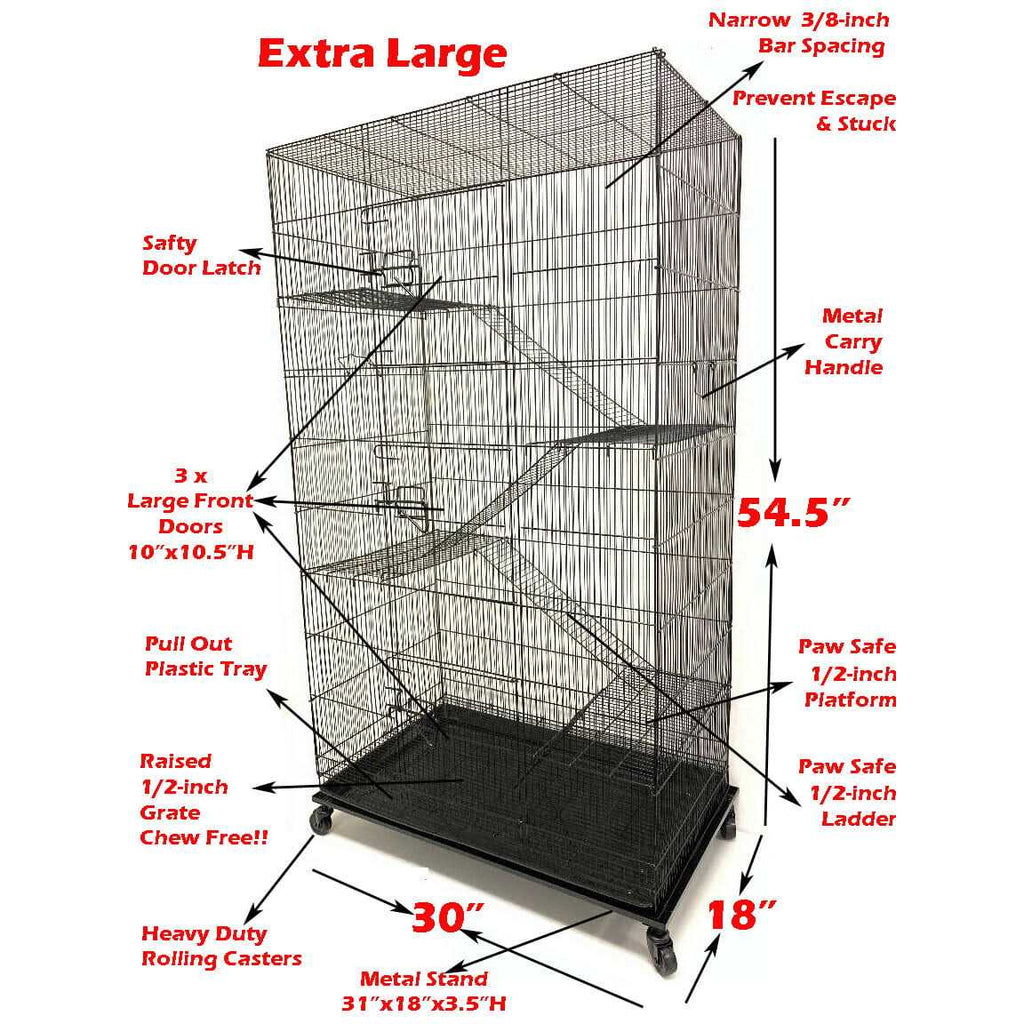 55 Extra Large Rolling Small Critters Habitat Cage U93853