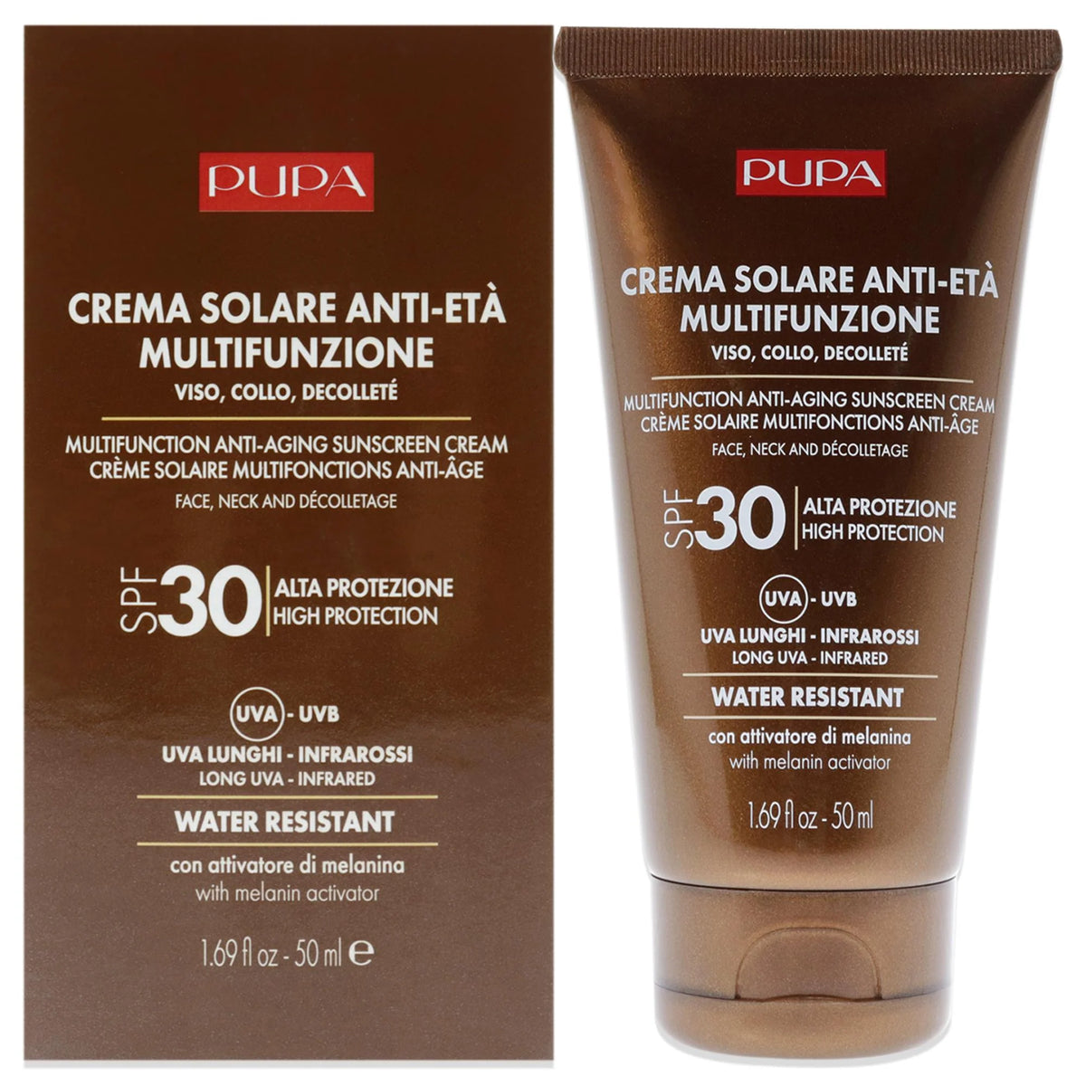 Water Resistant Sunscreen for Face SPF 30 Cream 1.69 oz K8567
