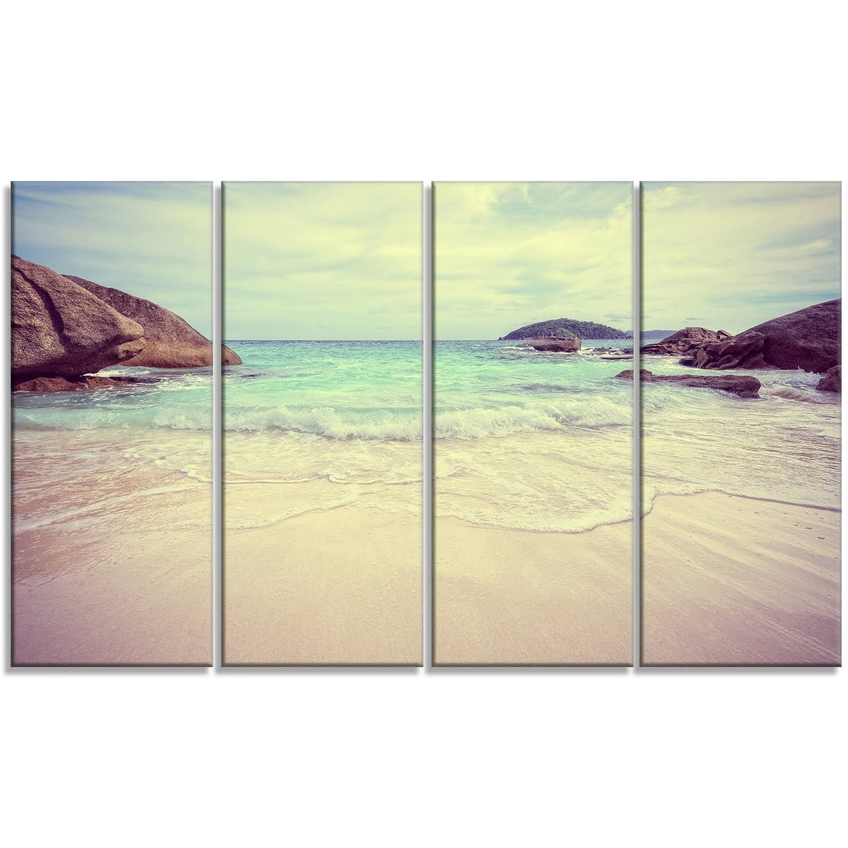 Extra Large 5 Panel Seascape Canvas Art L355006