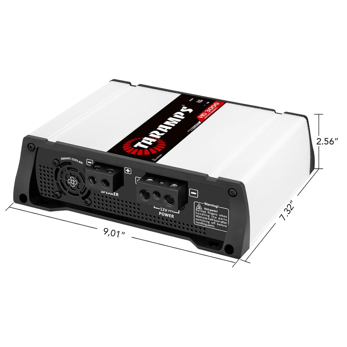 White 3000 Watts RMS 1 Channel Car Audio Amplifier C210367
