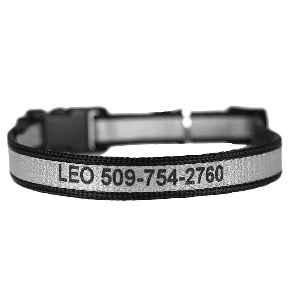 Nylon Personalized Breakaway Cat Collar with Bell B2441