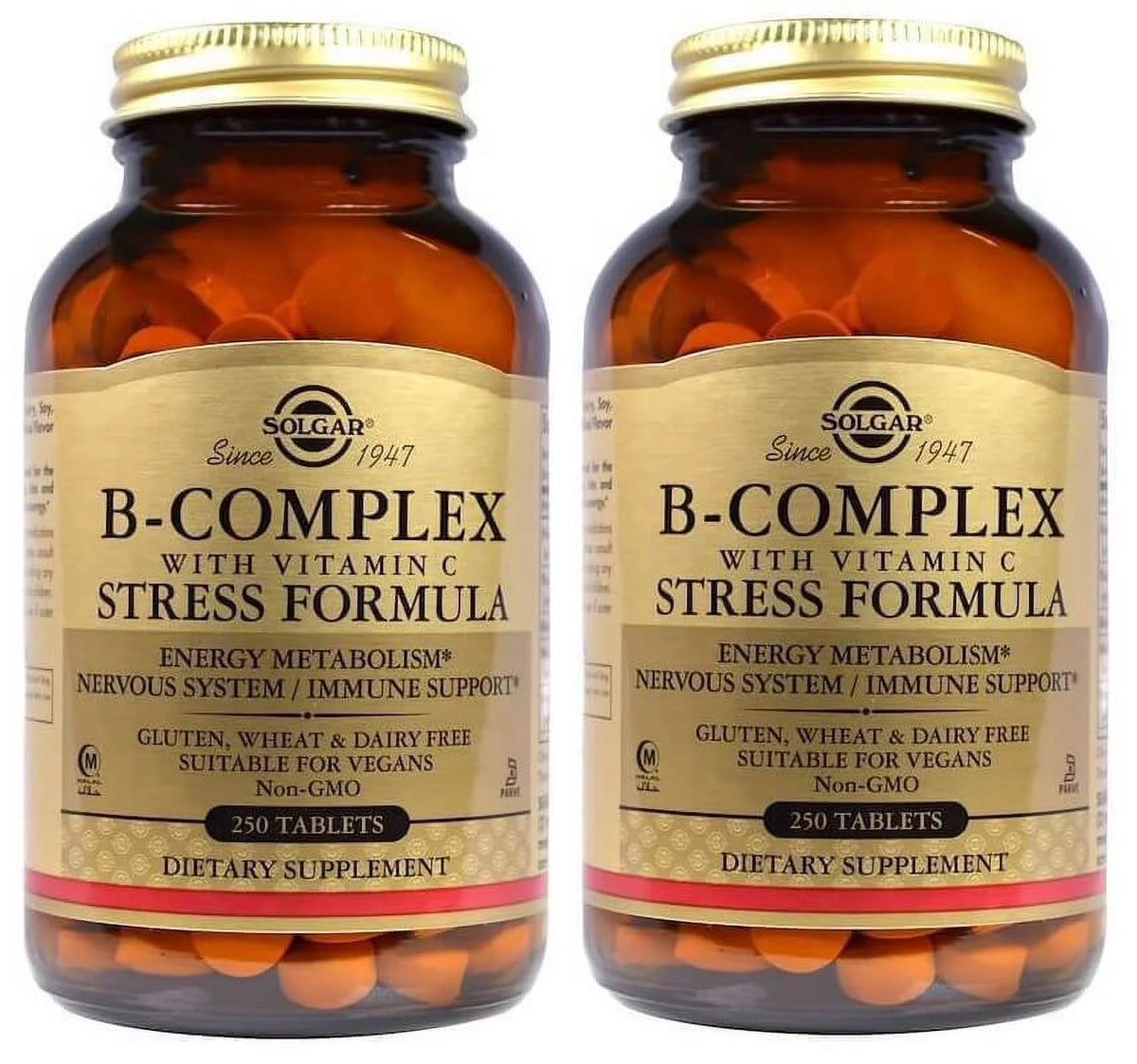 B-Complex with Vitamin C Tablets 2 Packs G407