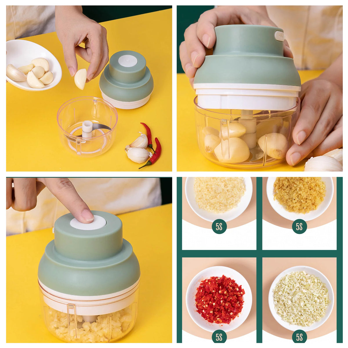Electric Chopper USB Mincer J269
