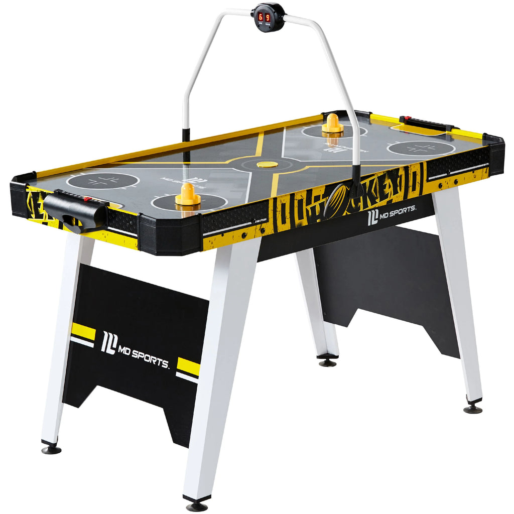 Black/Yellow Air Hockey Game Table N201
