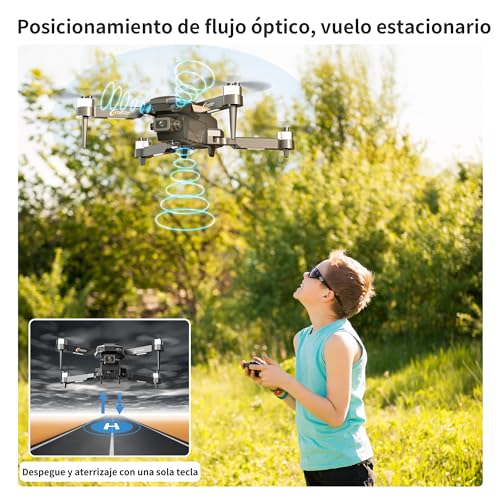 Drone with 2.4" Screen, Brushless Motor FPV Drone with Camera, 8GB SD Card Y2640