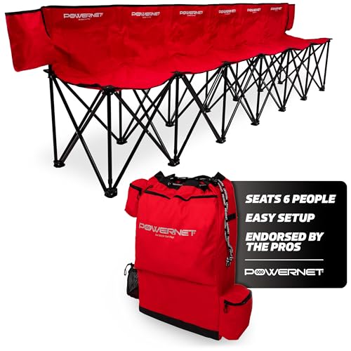 6 Seater Team Bench with Carry Bag G473