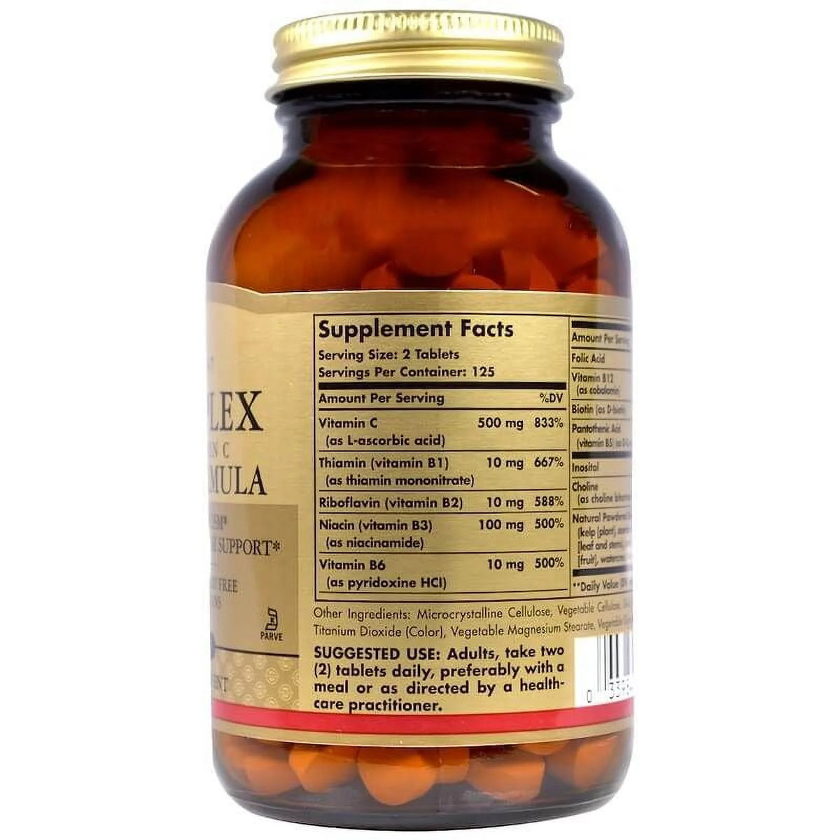 B-Complex with Vitamin C Tablets 2 Packs G407