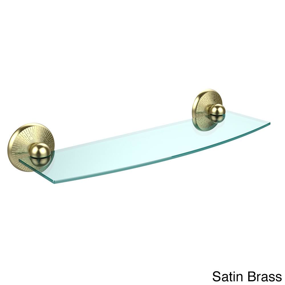 Antique Bronze 18 inch Glass Shelf M82121