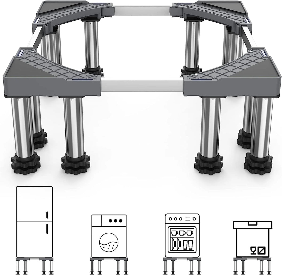 Adjustable Heavy Duty Fridge Stand K258
