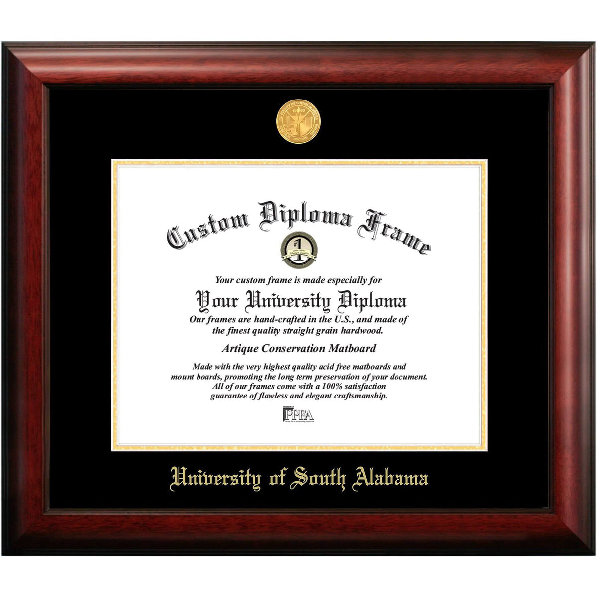 Gold Embossed Diploma Frame W785