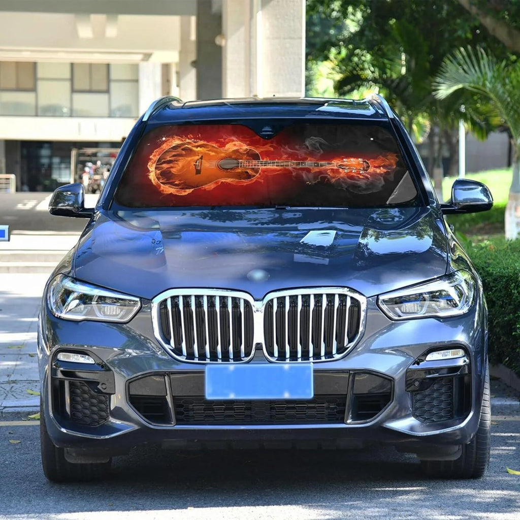 55x27.6in Foldable Car Windshield Sun Shade N430115