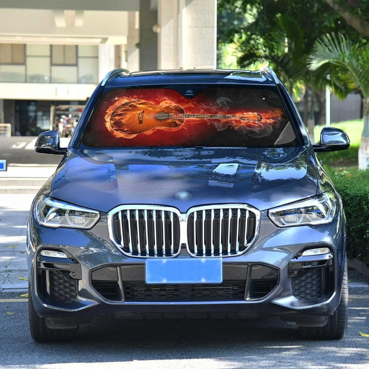55x27.6in Foldable Car Windshield Sun Shade N430115