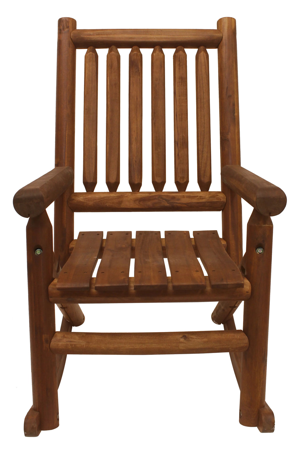 Brown Wood Outdoor Rocker B8550