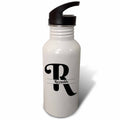 Bold Script Monogram R 21 oz Sports Water Bottle H20383