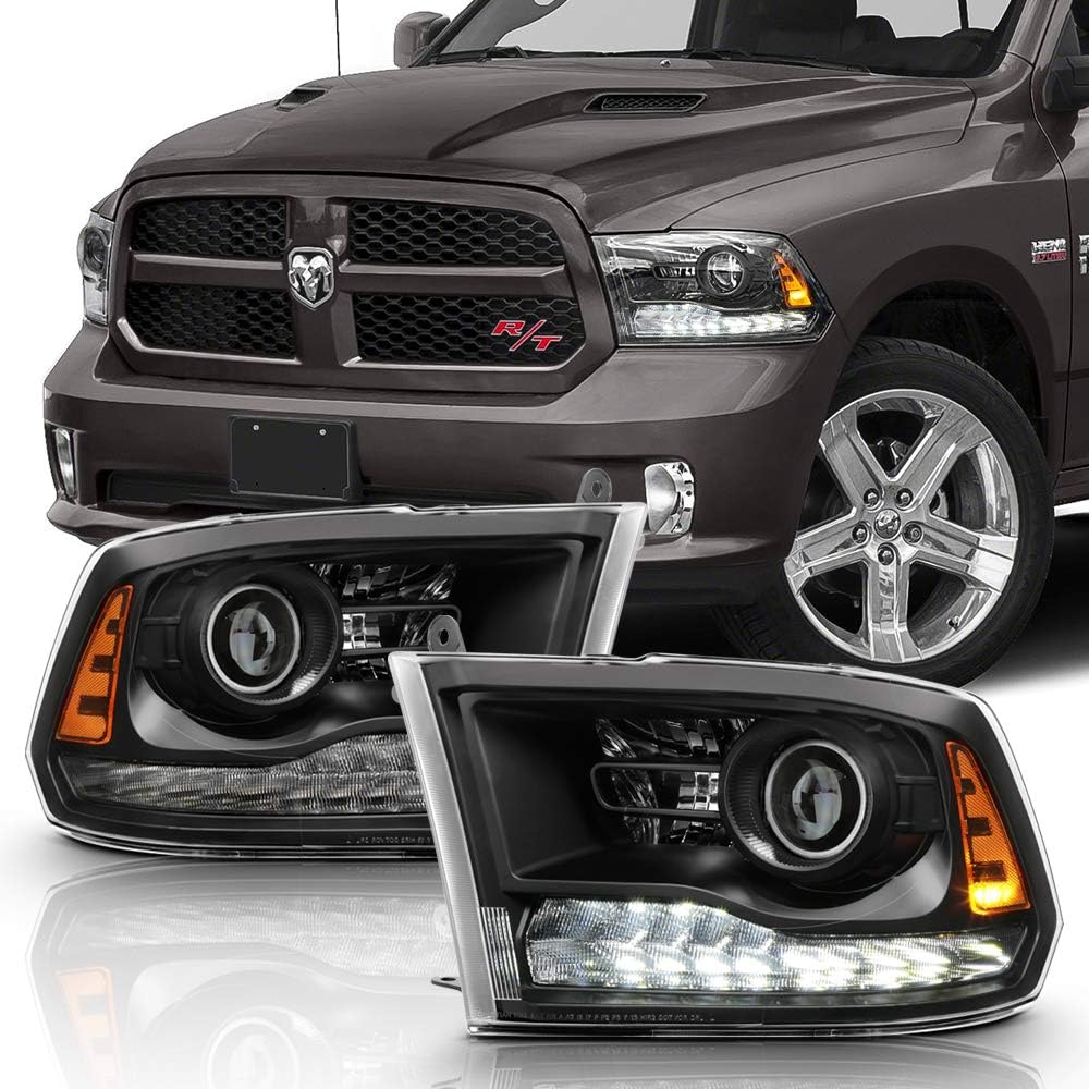 White LED DRL Headlights Assembly H759