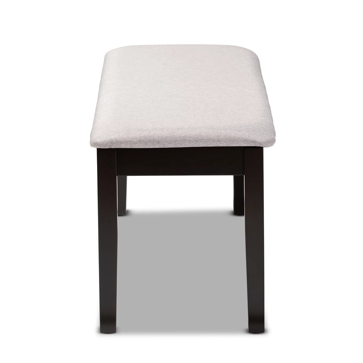 Grey Fabric Upholstered Wood Dining Bench I2208
