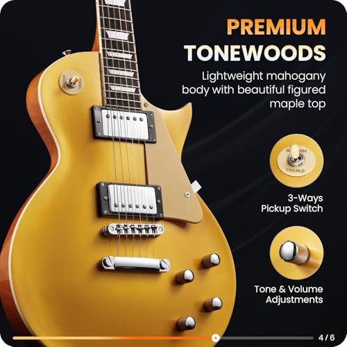 39" Solid Body Mahogany Electric Guitar with Rosewood Fretboard E247