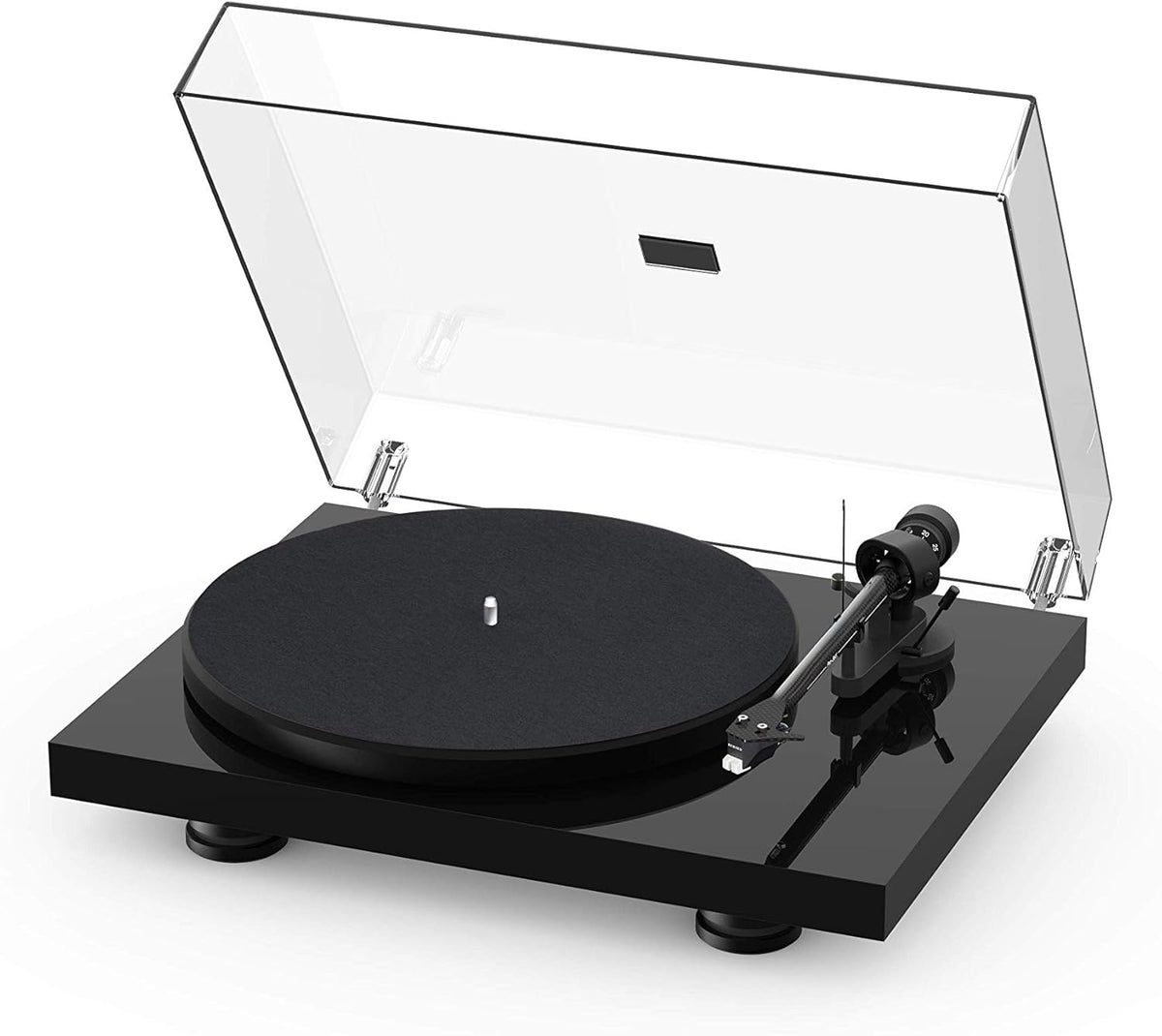 Satin Steel Blue Turntable with Carbon Fiber Tonearm X27616