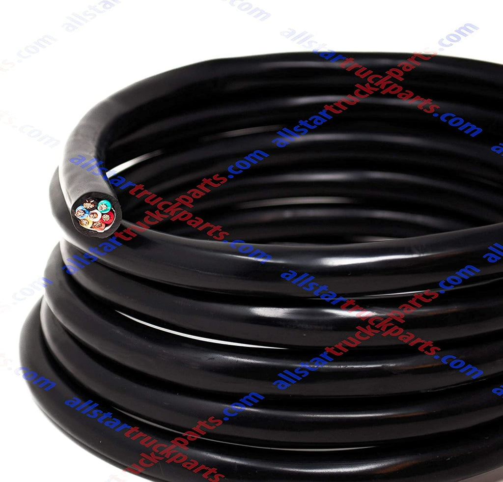 Heavy Duty 14 Gauge 7 Way Insulated Copper Wire 50 FT Roll M937